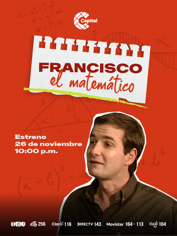 Banner principal: Francisco el matemático - Desktop