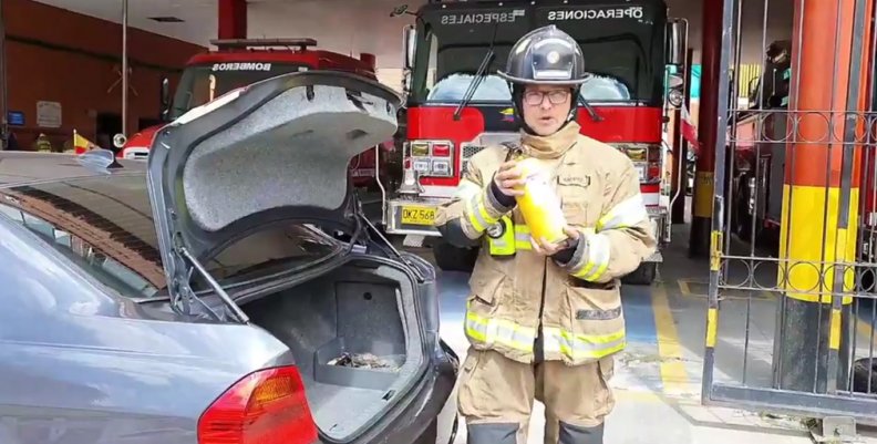 Tomada de Bomberos de Bogotá.