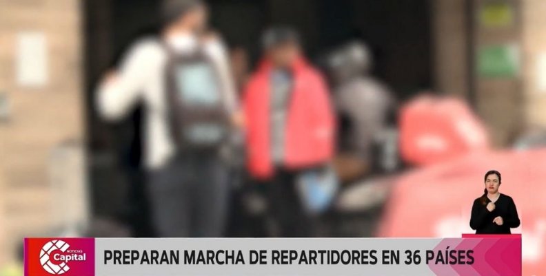 Preparan marcha de repartidores en 36 países