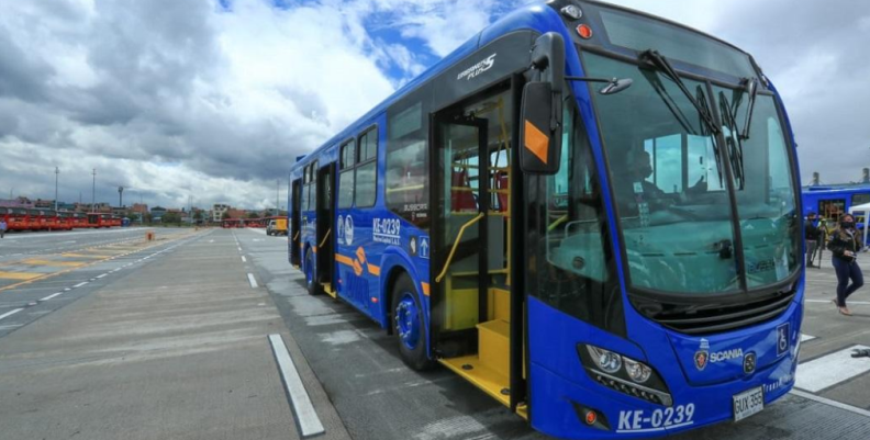 Buses SITP de TransMilenio nuevos