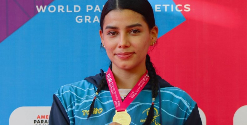 Xiomara Saldarriaga, ganadora de una medalla de bronce en los Juegos Paralímpicos 2024