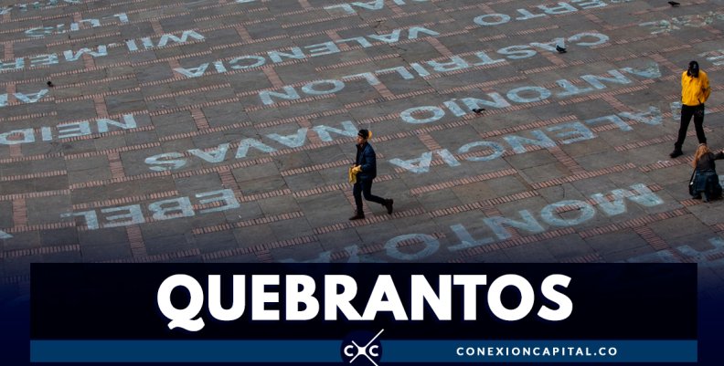 "Quebrantos", una acción de duelo que honra la muerte de líderes asesinados