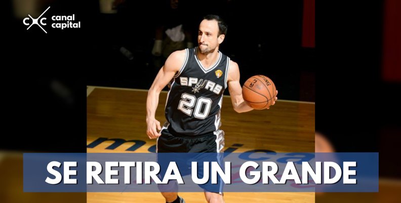 Manu Ginobili le dice adiós al baloncesto