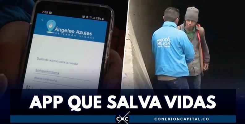 App Ángeles Azules