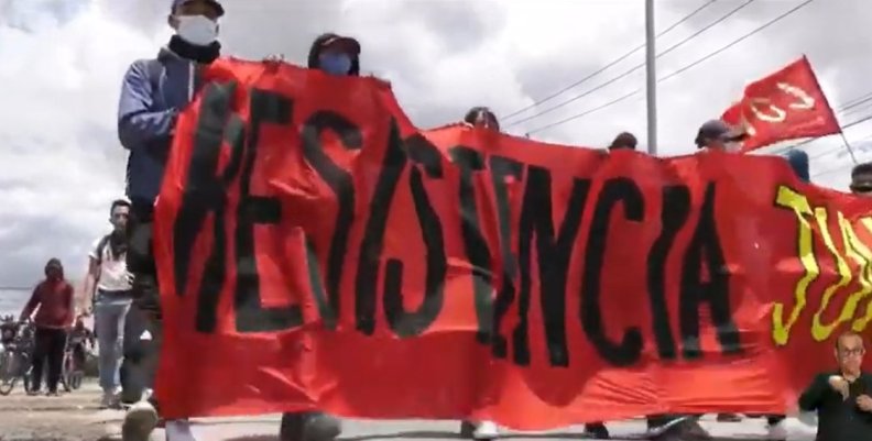 Marchas en Bogotá