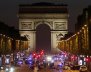 Police secure the Champs Elysees Avenue after one policeman was killed and another wounded in a shooting incident in Paris