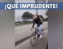 Imprudencia en bicicleta