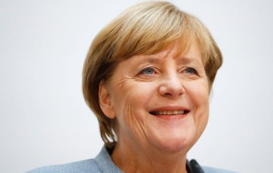 CDU news conference with Christian Democratic Union CDU party leader and German Chancellor Angela Merkel