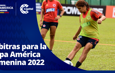 Árbitras designadas para la Copa América Femenina 2022