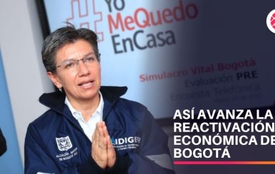 Alcaldesa Claudia López entregó noticias sobre la reactivación económica de Bogotá