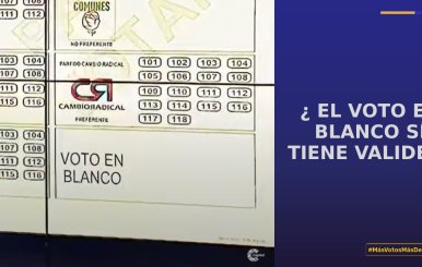 ¿Vale la pena votar en blanco?