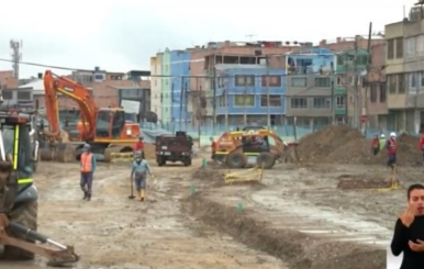 Avanzan obras de infraestructura en Bogotá