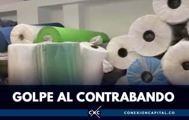 Autoridades decomisaron textiles de contrabando en el sur de Bogotá