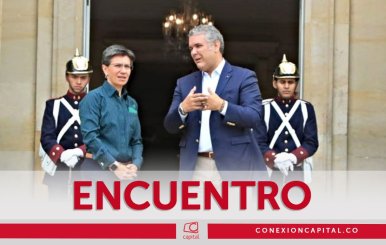 Alcaldesa López y presidente Duque