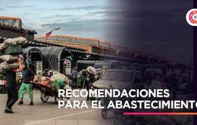 Recomendaciones para abastecerse durante aislamiento preventivo