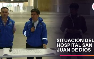 Alcaldesa Claudia López se refirió en rueda de prensa a la situación del Hospital San Juan de Dios