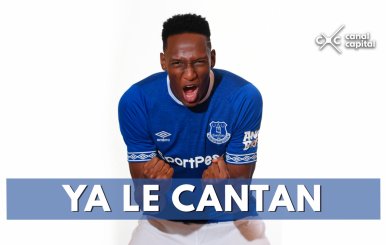 El canto de los hinchas del Everton a Yerry Mina