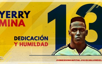 Yerry Mina, el único colombiano nominado al equipo ideal del año FIFA-FIFPro