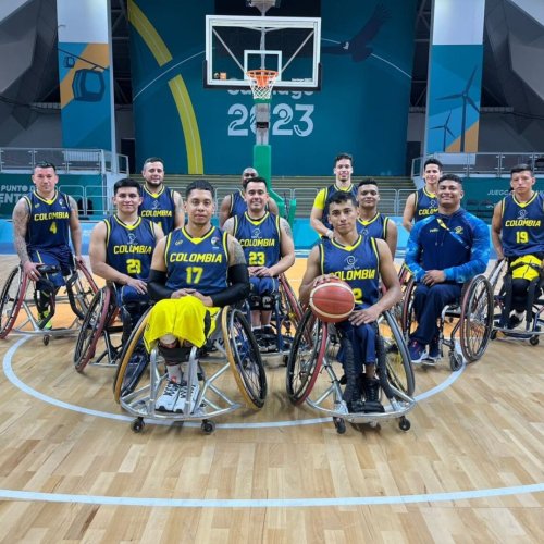 Equipo colombiano de Baloncesto en silla de ruedas