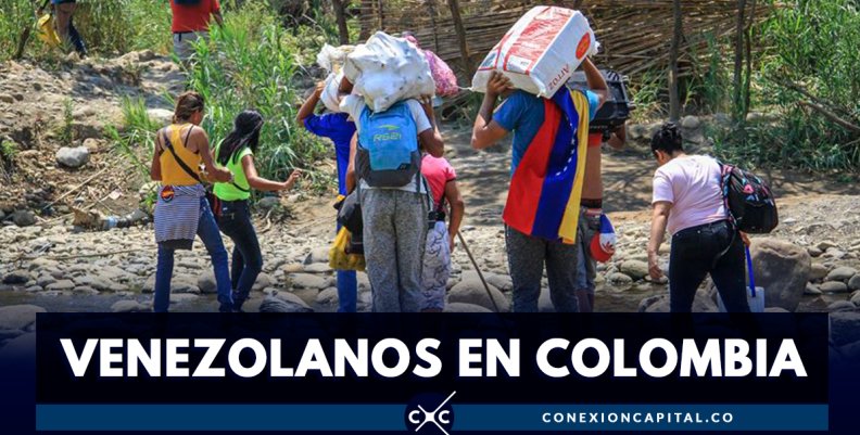 Más de 1.260.000 venezolanos están radicados en Colombia