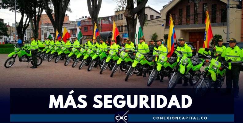 Alcaldía Peñalosa entregó 22 motos para reforzar la seguridad en Teusaquillo