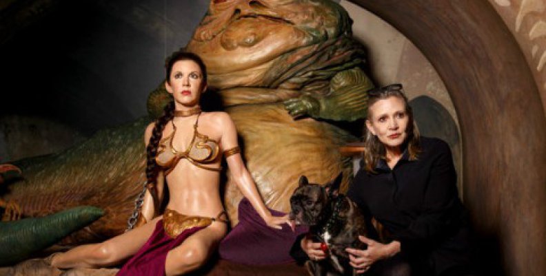 Imagen tomada del Twitter de @carrieffisher