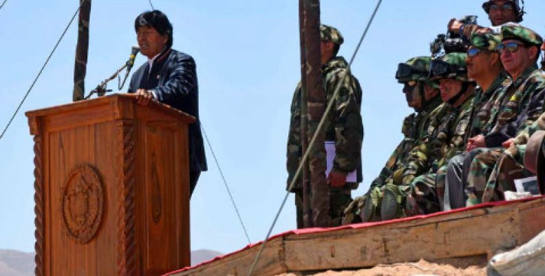 Imagen tomada del Twitter de @evoespueblo Imagen tomada del Twitter de @evoespueblo