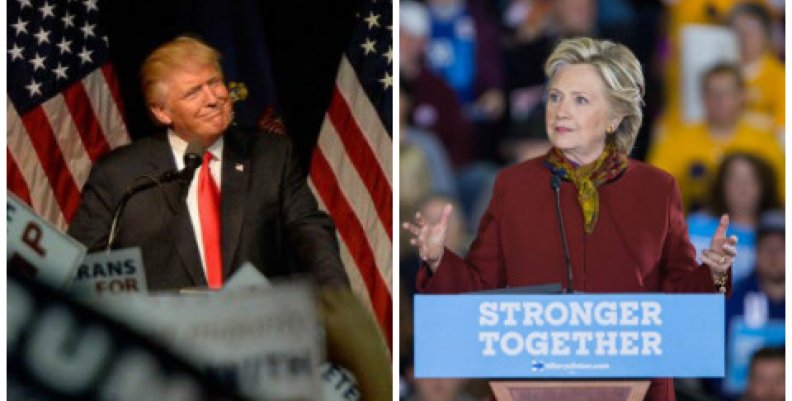 Imágenes tomadas de las páginas de Facebook de Hillary Clinton y Donald Trump