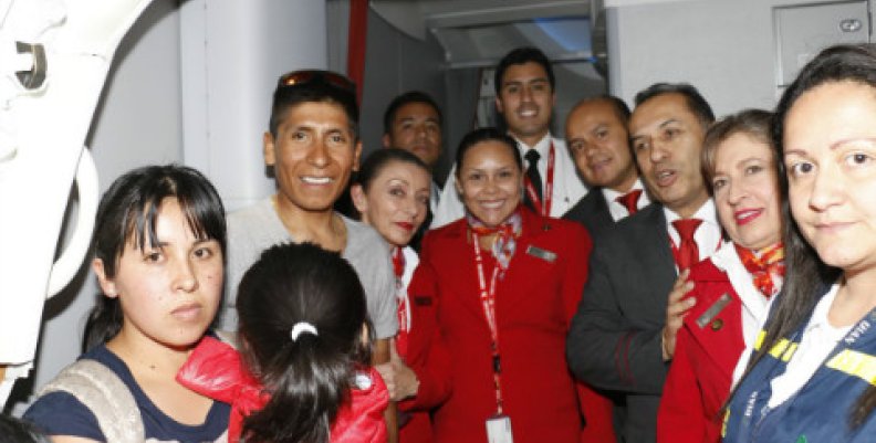 Imagen tomada del Twitter de @avianca