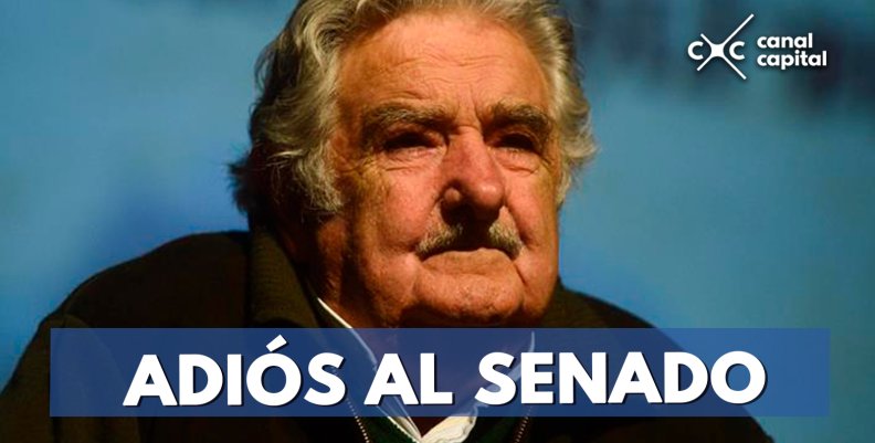 Pepe Mujica anuncia su retiro como senador