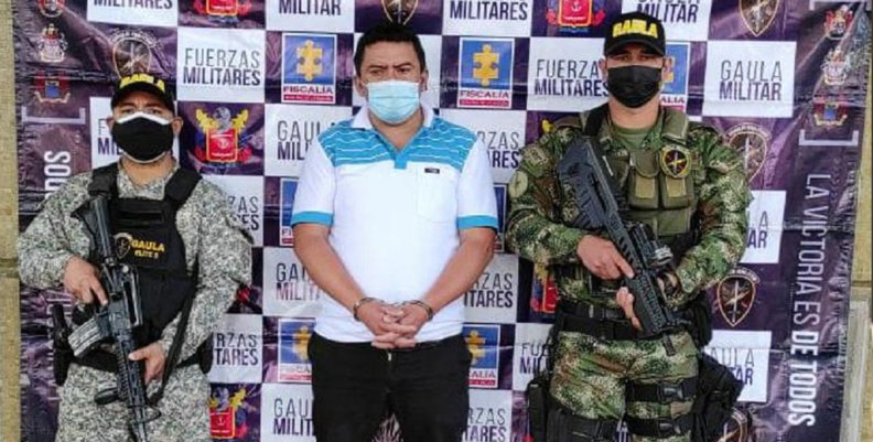 El hombre está señalado de participar en el secuestro de un ganadero en junio de 2019- FOTO: Prensa Secretaría Brigada 13