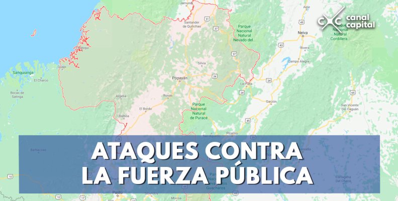 Seis atentados se registraron en el departamento del Cauca