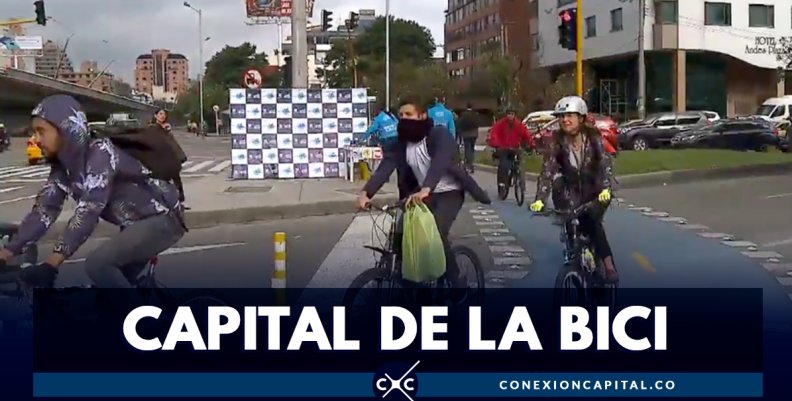 Entra en funcionamiento ciclorruta de la calle 100 con carrera 15