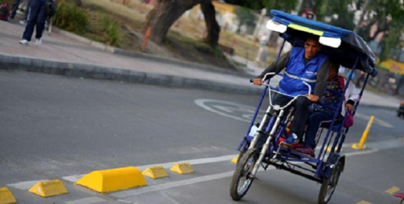 Bicitaxis en Bogotá