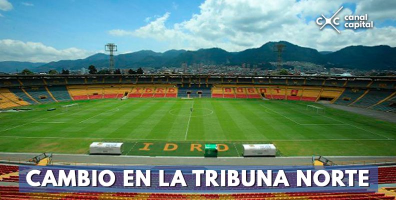 Tribuna norte del Campín será familiar