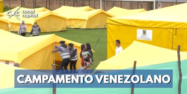 Campamento venezolano se levantará el 15 de enero