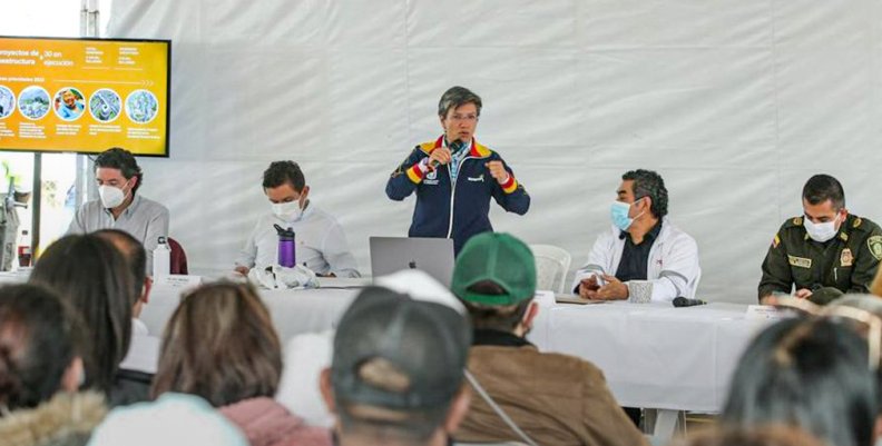 Claudia López en el  Consejo de Gobierno Local