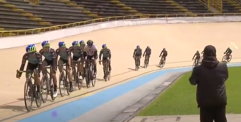 Ciclismo de pista.