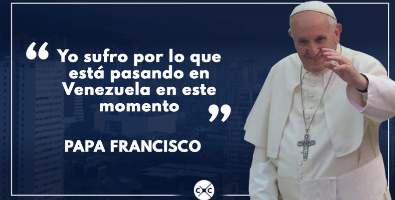 Papa Francisco teme “derramamiento de sangre” en Venezuela