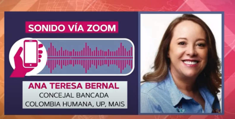 Ana Teresa Bernal concejal de Colombia Humana