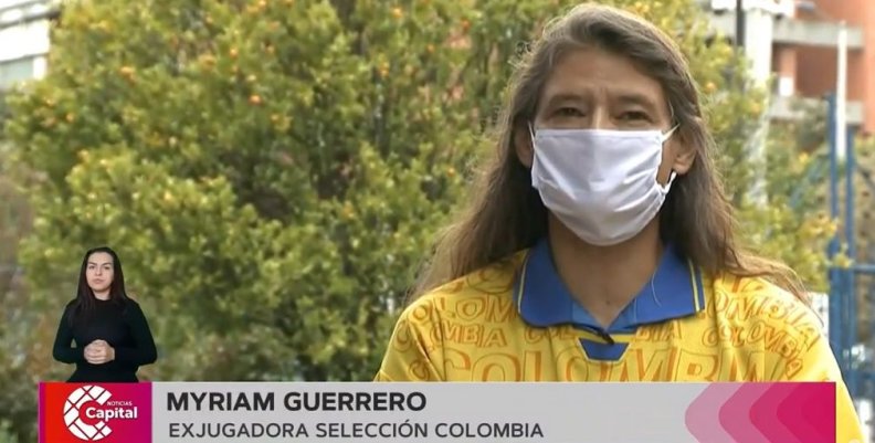 Myriam Guerrero, primera capitana de la Selección Colombia Femenina