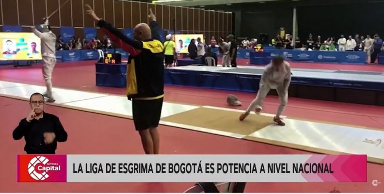 liga de esgrima de Bogotá