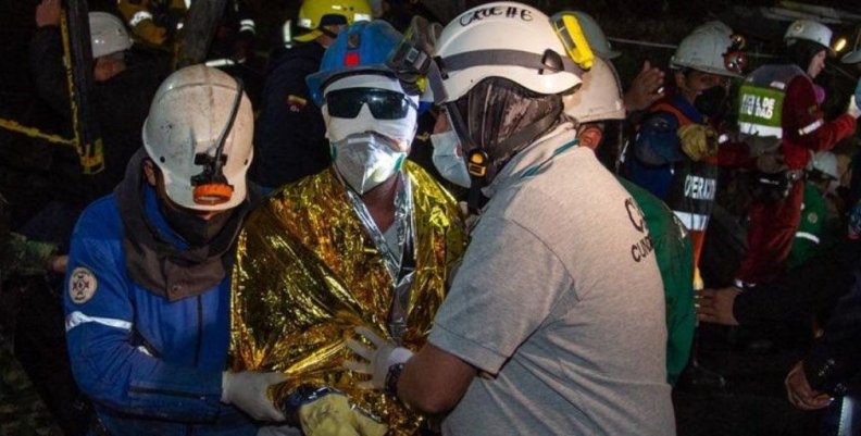 Rescate de mineros en Lenguazaque