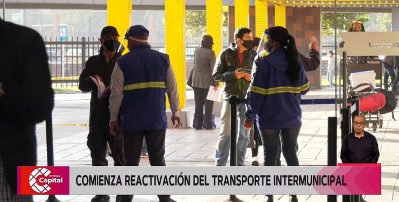 Terminales terrestres de Bogotá reactivan sus operaciones hacia todo el país