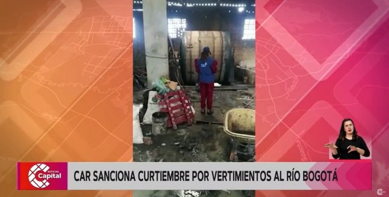 CAR sanciona curtiembre por vertimentos al río Bogotá