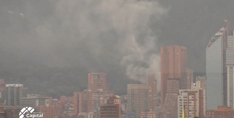 Bomberos controlaron quema de residuos este 7 de octubre