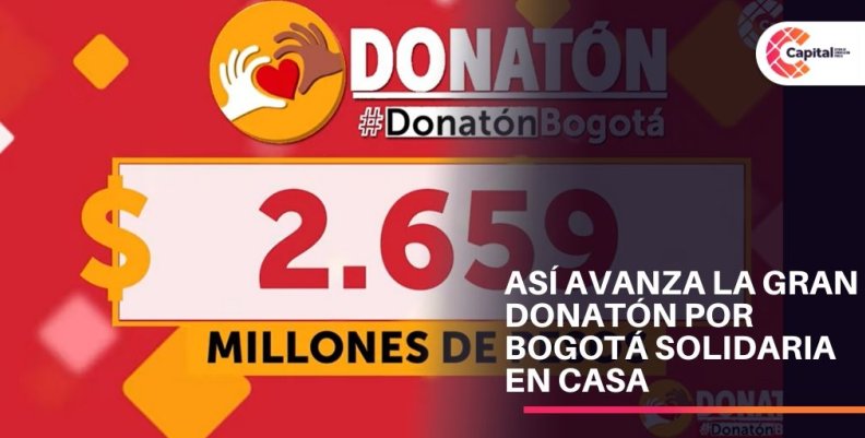 Donatón para Bogotá Solidaria en Casa