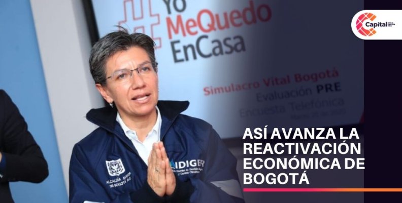 Alcaldesa Claudia López entregó noticias sobre la reactivación económica de Bogotá