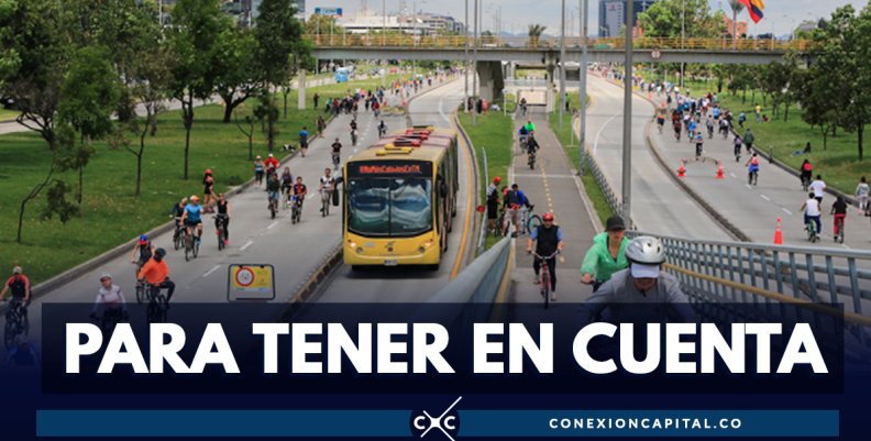 ¡Pilas! Este Viernes Santo no habrá ciclovía en Bogotá