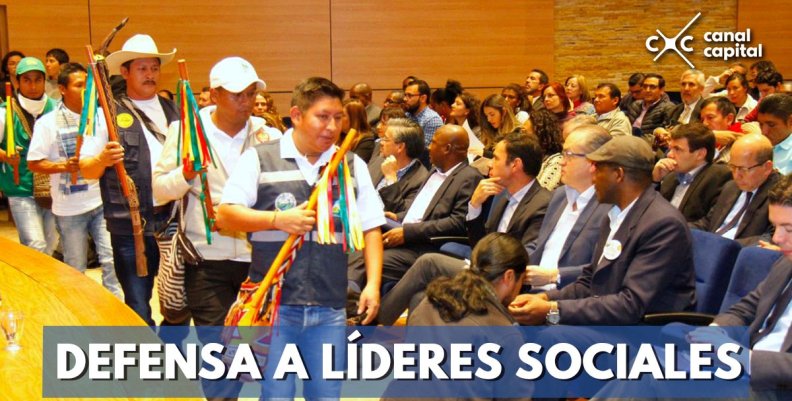 Defensa a lideres sociales